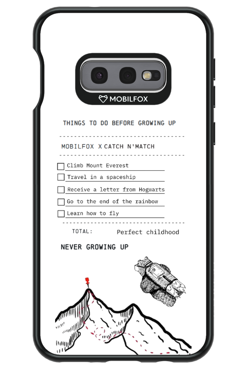 things to do before growing up - Samsung Galaxy S10e