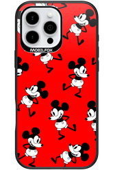 Iconic Mouse (red pattern) - Apple iPhone 16 Pro Max