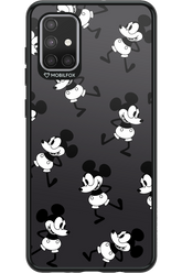 Iconic Mouse (antracite pattern) - Samsung Galaxy A71