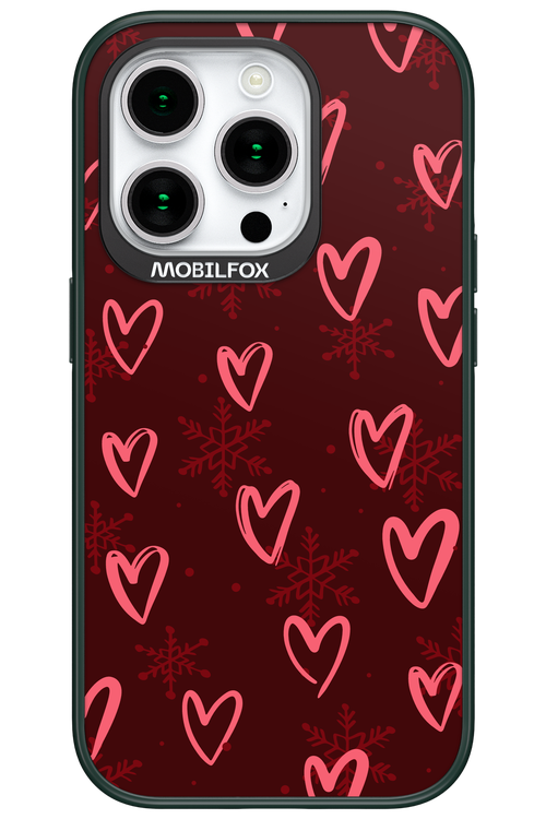 Christmas Hearts - Apple iPhone 15 Pro