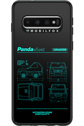 Panda Car Blue - Samsung Galaxy S10