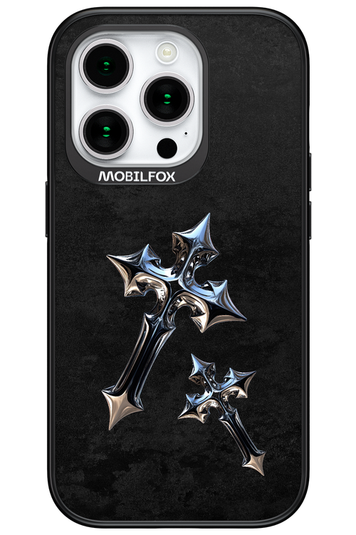 Chrome Crosses 2.0 - Apple iPhone 15 Pro
