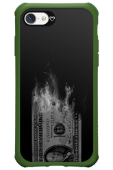 Money Burn B&W - Apple iPhone 7