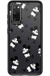 Iconic Mouse (antracite pattern) - Samsung Galaxy S20