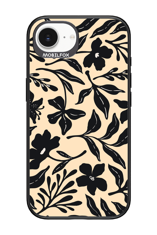 Black Flowers 2.0 - Apple iPhone 16e