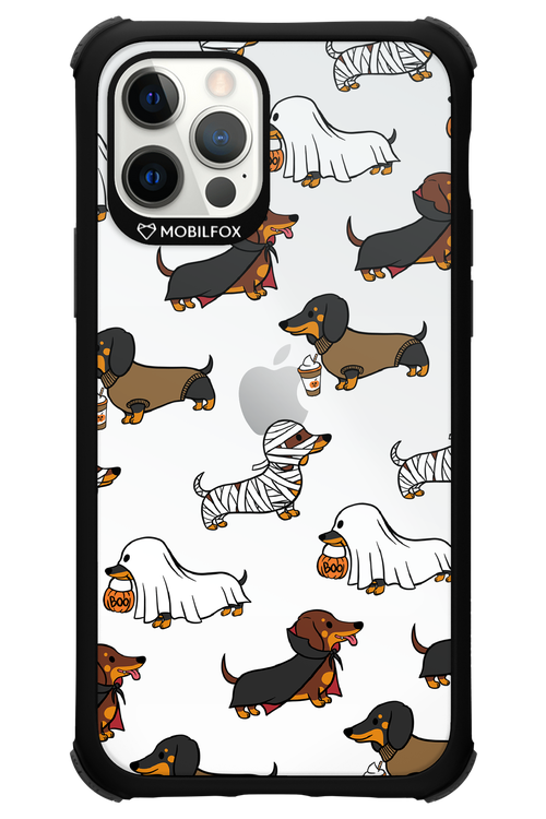 Scary Dachshund (Transparent) - Apple iPhone 12 Pro
