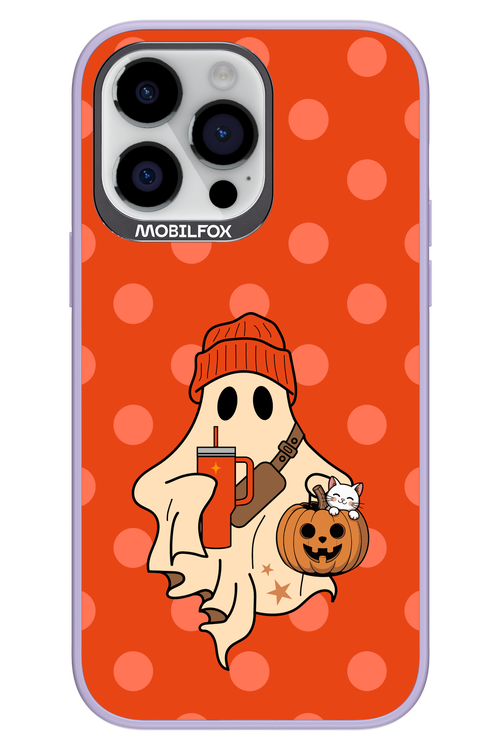 Ghost Girl (Orange) - Apple iPhone 14 Pro Max