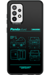 Panda Car Blue - Samsung Galaxy A72