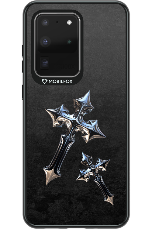 Chrome Crosses - Samsung Galaxy S20 Ultra 5G