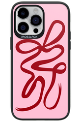 Burgundy Bow - Apple iPhone 14 Pro Max