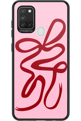 Burgundy Bow - Samsung Galaxy A21 S