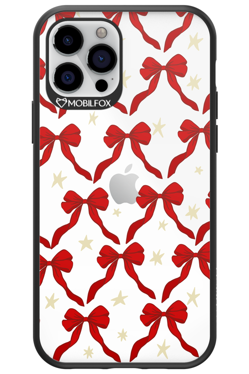 Bow & Stars (Transparent) - Apple iPhone 12 Pro