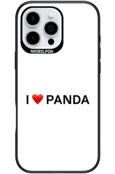 Panda Love White - Apple iPhone 16 Pro Max