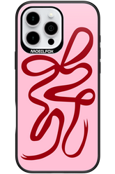 Burgundy Bow - Apple iPhone 16 Pro Max