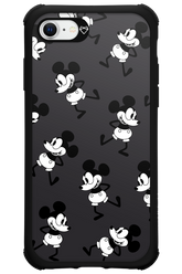 Iconic Mouse (antracite pattern) - Apple iPhone SE 2020