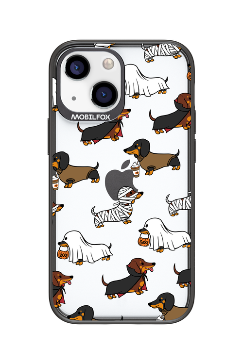 Scary Dachshund (Transparent) - Apple iPhone 13 Mini