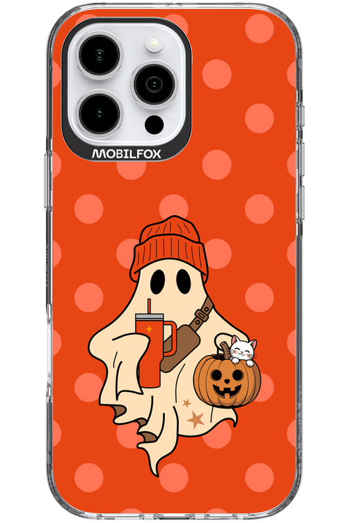 Ghost Girl (Orange) - Apple iPhone 16 Pro Max