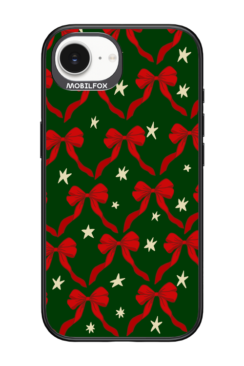 Bow & Stars (Green) - Apple iPhone 16e