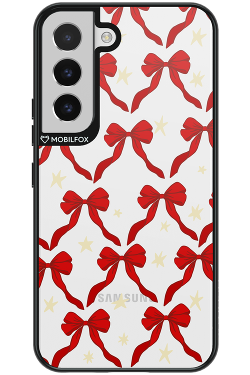 Bow & Stars (Transparent) - Samsung Galaxy S22