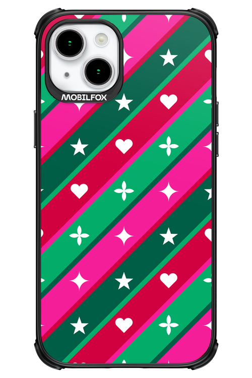 Christmas Stripes - Apple iPhone 15 Plus