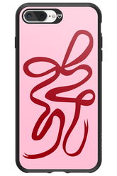 Burgundy Bow - Apple iPhone 8 Plus