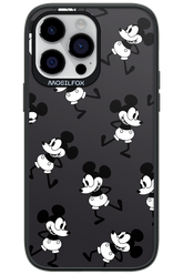 Iconic Mouse (antracite pattern) - Apple iPhone 14 Pro Max