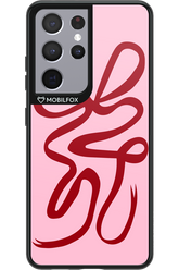 Burgundy Bow - Samsung Galaxy S21 Ultra