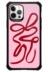 Burgundy Bow - Apple iPhone 12 Pro