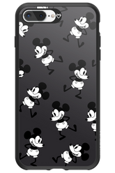 Iconic Mouse (antracite pattern) - Apple iPhone 8 Plus