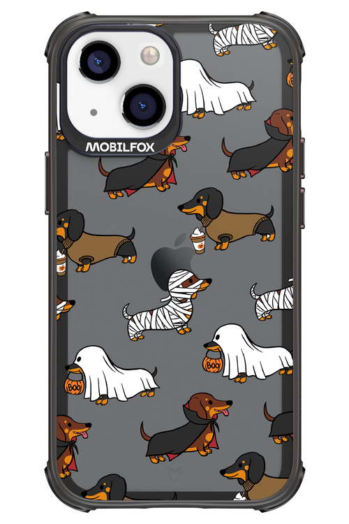 Scary Dachshund (Transparent) - Apple iPhone 13 Mini
