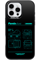 Panda Car Blue - Apple iPhone 16 Pro Max