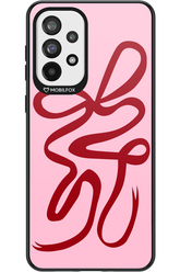 Burgundy Bow - Samsung Galaxy A73
