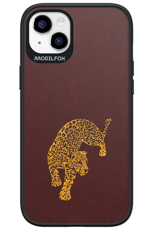 Burgundy Leopard - Apple iPhone 14 Plus