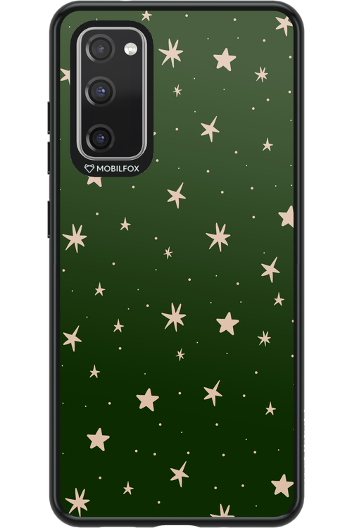 Forest Green Stars - Samsung Galaxy S20 FE