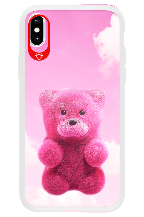 Pinky Bear Clouds - Apple iPhone X