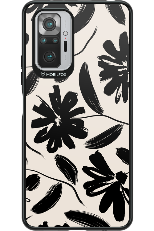 Monochrome Flowerss 2.0 - Xiaomi Redmi Note 10 Pro