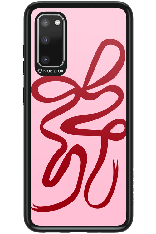 Burgundy Bow - Samsung Galaxy S20