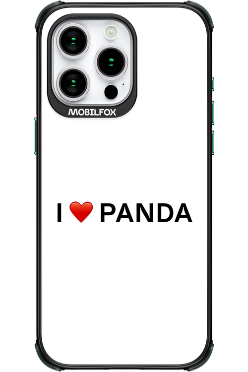 Panda Love White - Apple iPhone 15 Pro Max