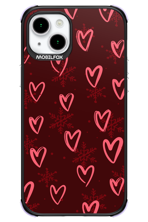 Christmas Hearts - Apple iPhone 15 Plus