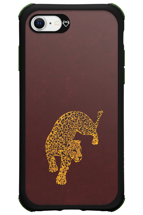 Burgundy Leopard - Apple iPhone SE 2022
