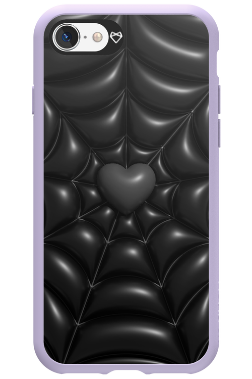 Black Spider Heart - Apple iPhone SE 2020