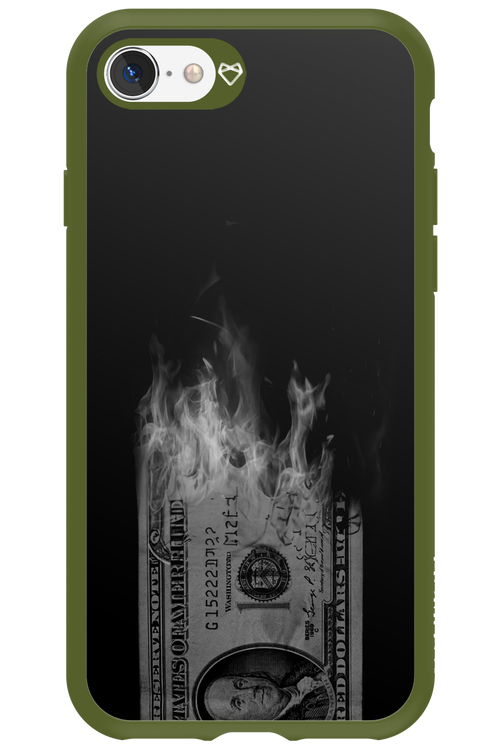 Money Burn B&W 2.0 - Apple iPhone SE 2022