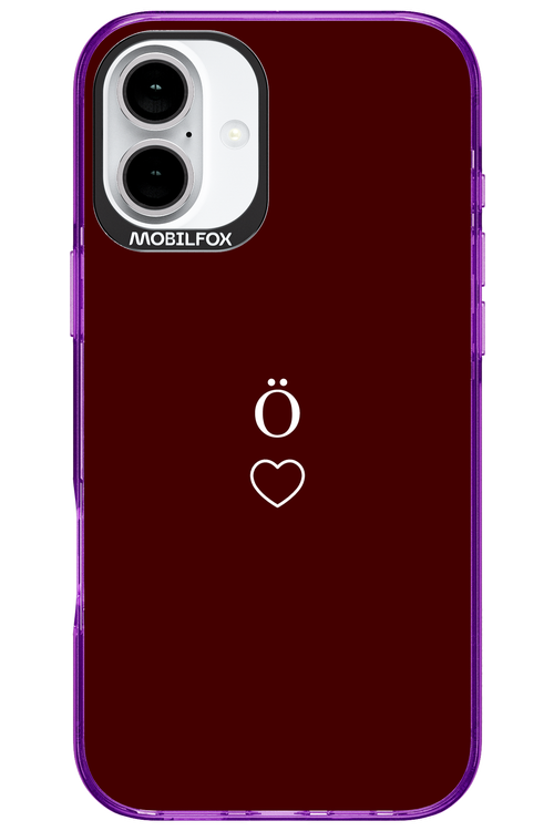 O Burgundia II 2.0 - Apple iPhone 16 Plus