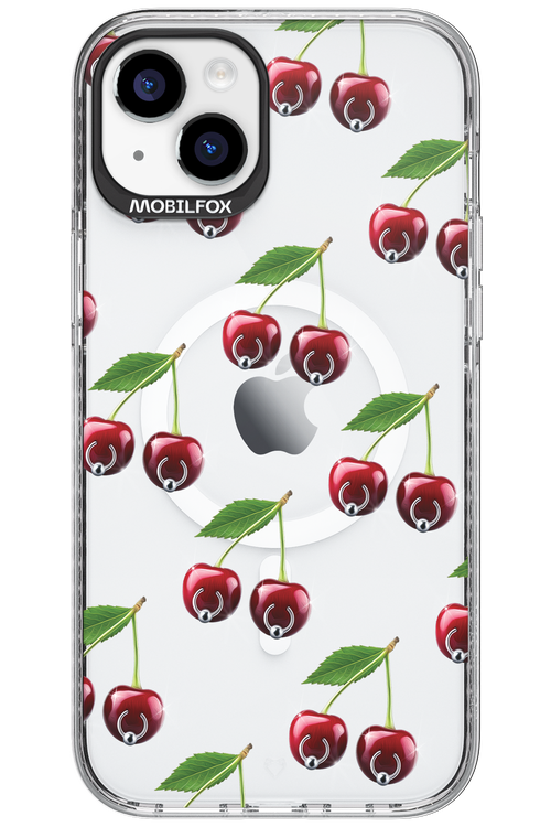 Spicy Cherries Transparent - Apple iPhone 15 Plus