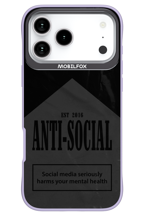 ANTI-SOCIAL (BLVCK) 2.0 - Apple iPhone 17 Pro Max