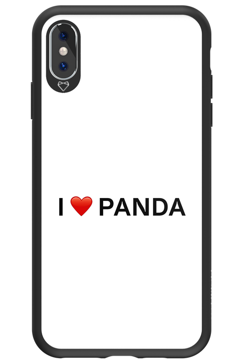 Panda Love White - Apple iPhone XS Max