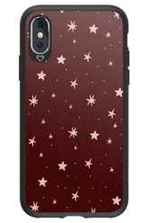 Burgundy Stars - Apple iPhone X