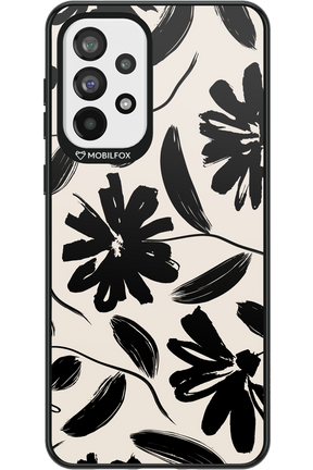 Monochrome Flowerss - Samsung Galaxy A73