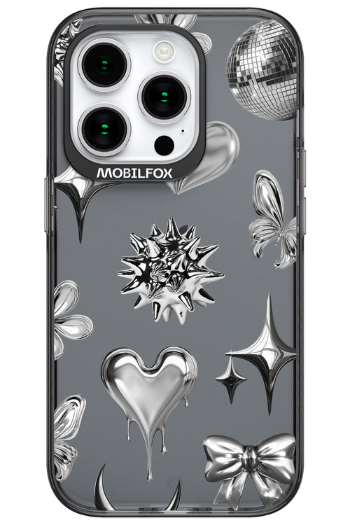 Silver Zone Transparent - Apple iPhone 15 Pro