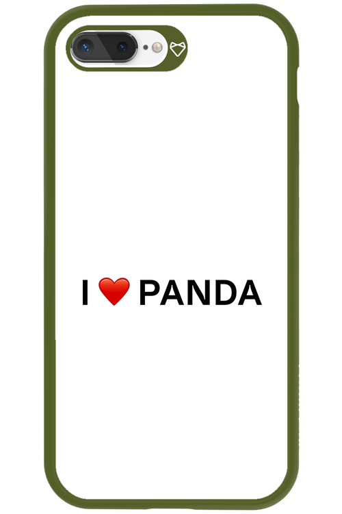 Panda Love White - Apple iPhone 8 Plus